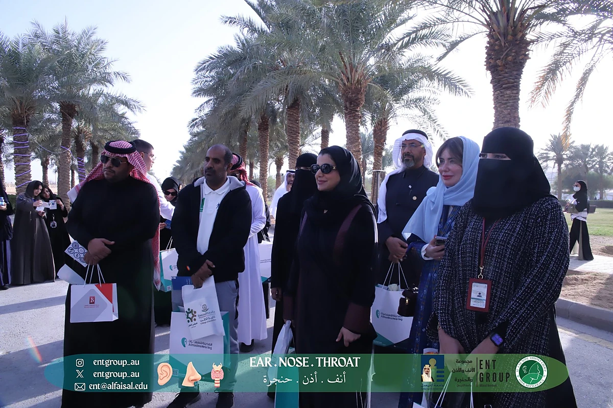 Guests at an ENT Group awareness event on campus